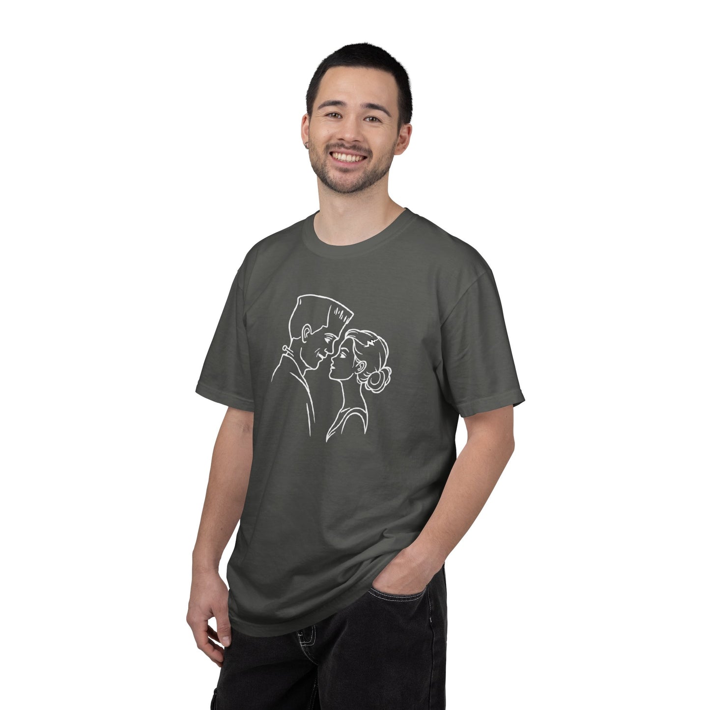A Marriage So Strong it’s Scary Tee – Minimal Romantic Graphic T-Shirt