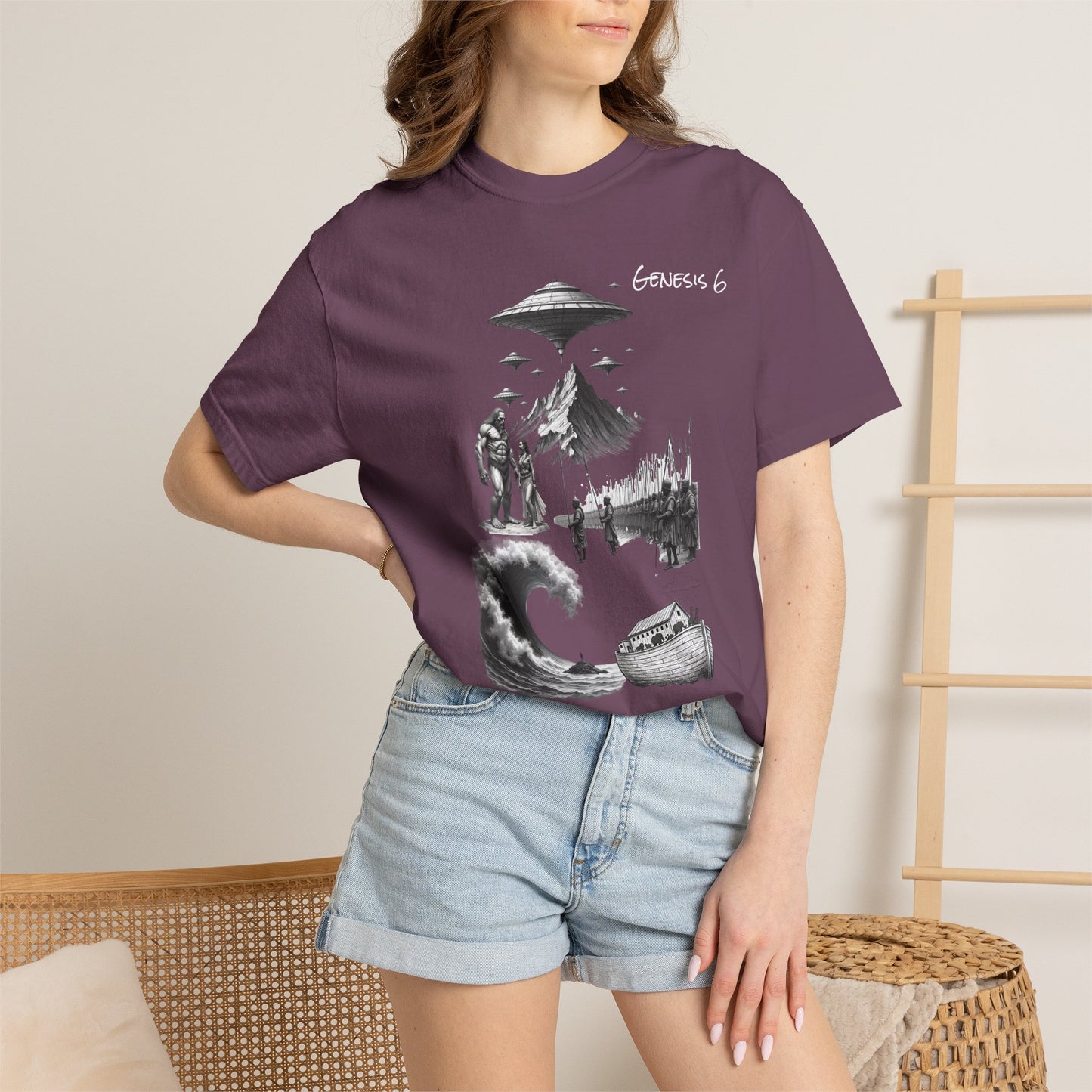 Genesis 6 Ark T-Shirt — Giants, Nephilim & Flood Story