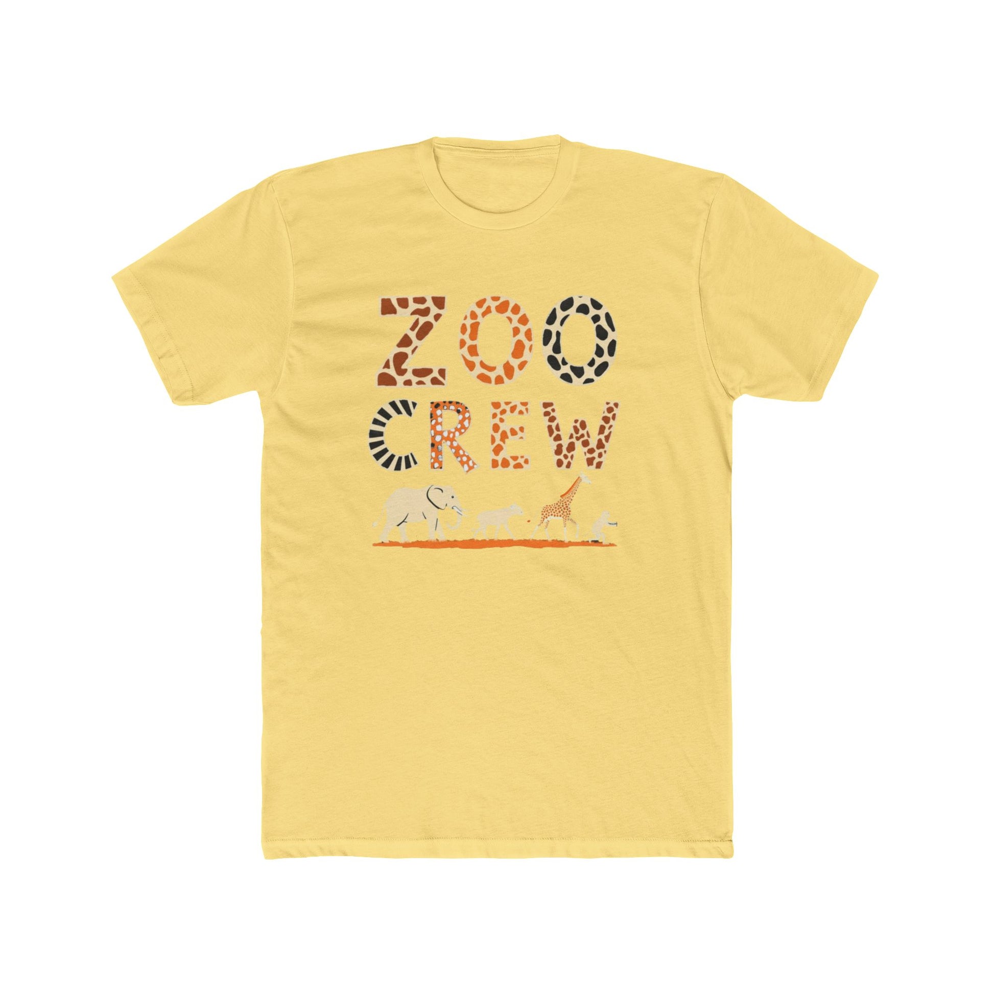 Zoo Crew Unisex Cotton Crew Tee, Animal Shirt, Wildlife Apparel, Zoo Membership Gift, Family Outing Tee, Fun Educational Outfits - Psychonaut Swag