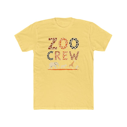 Zoo Crew Unisex Cotton Crew Tee, Animal Shirt, Wildlife Apparel, Zoo Membership Gift, Family Outing Tee, Fun Educational Outfits - Psychonaut Swag
