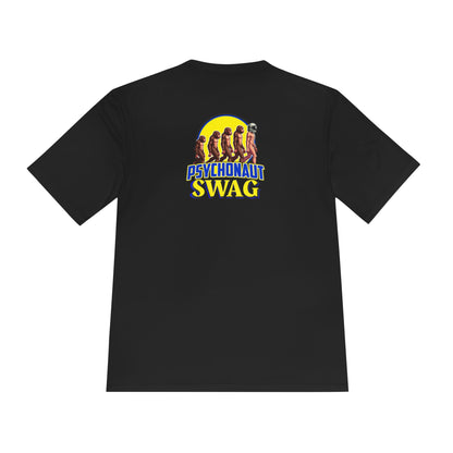 Psychonaut Swag, Small Biz, Unisex Moisture Wicking Tee, Workout Shirt, Gift for Car Enthusiasts, Casual Wear, Summer Activewear