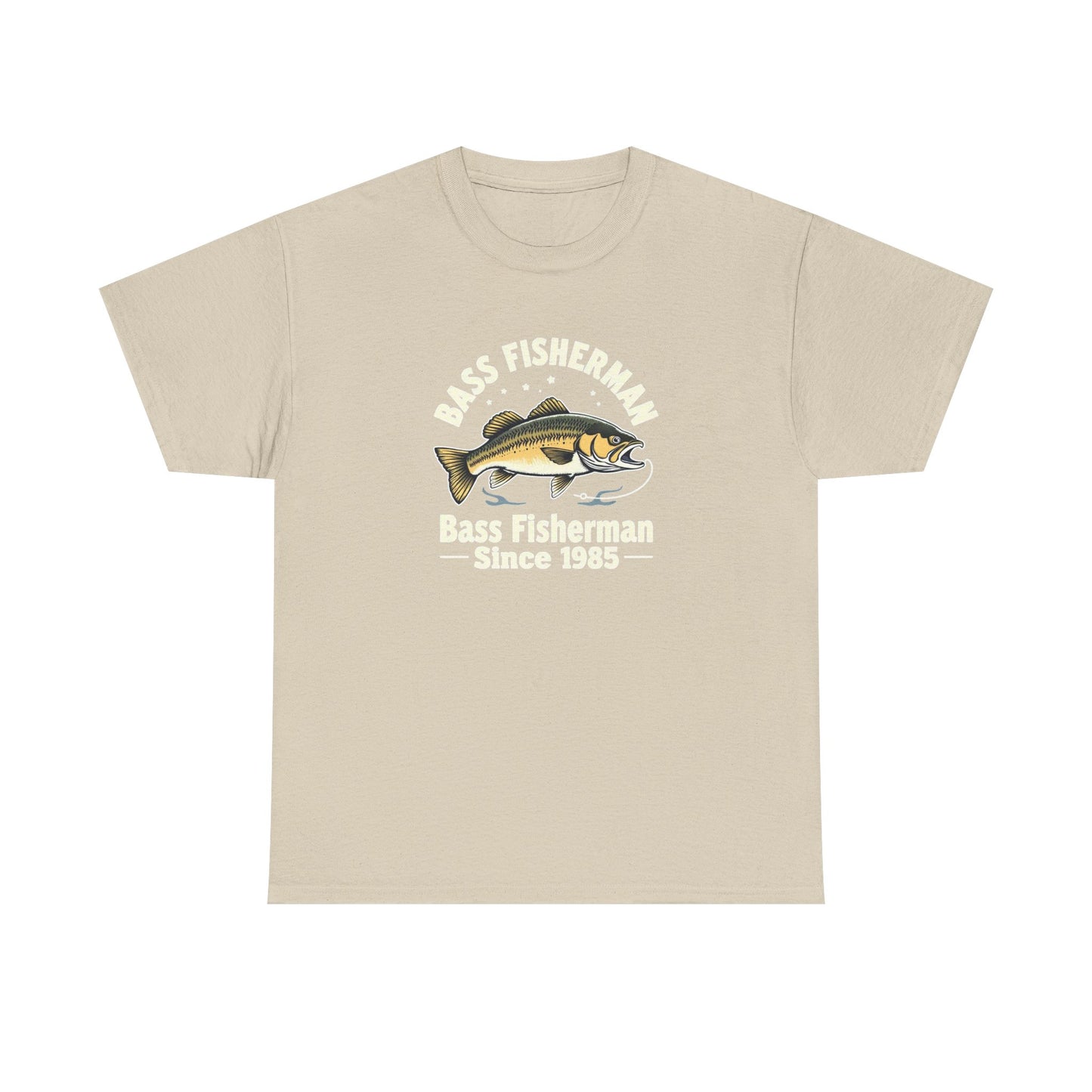 Bass Fisherman T-Shirt – "Bass Fisherman Since 1985" Vintage Fishing Tee