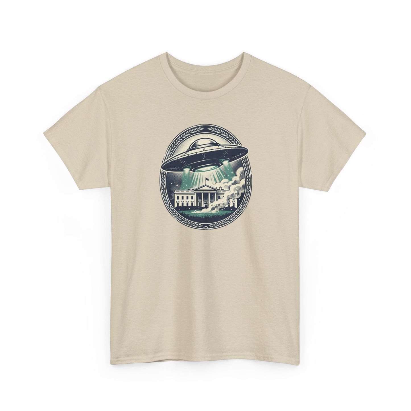 Alien Disclosure T-Shirt — Flying Saucer Over White House