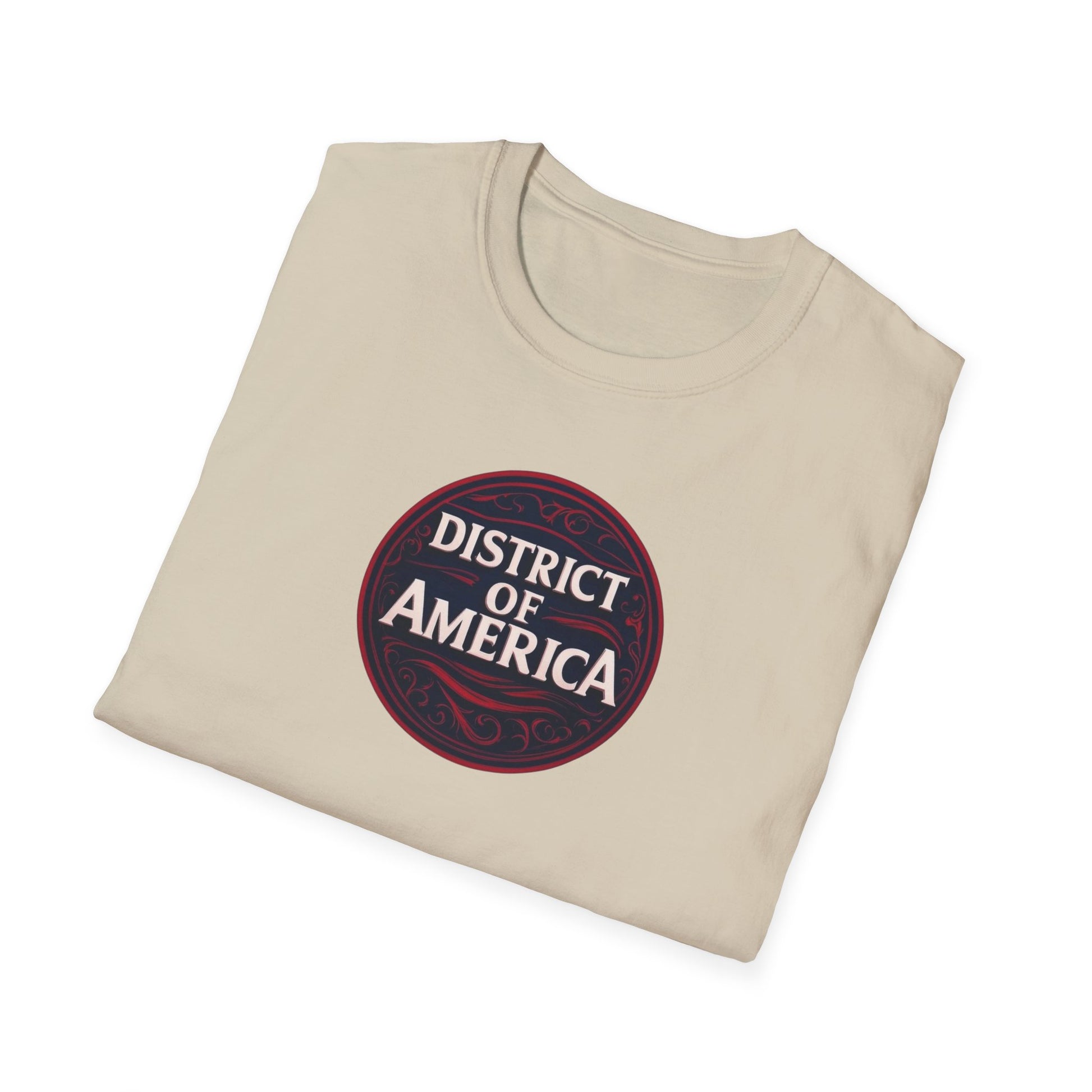 District of America, Washington DA, Unisex Softstyle T-Shirt - Psychonaut Swag