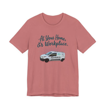 Advanced Mobile Detailing, At Your Home or Workplace Tee, Unisex Jersey T-Shirt Gift, Comfy Graphic Tee, Workwear Apparel, Casual Daily Wear