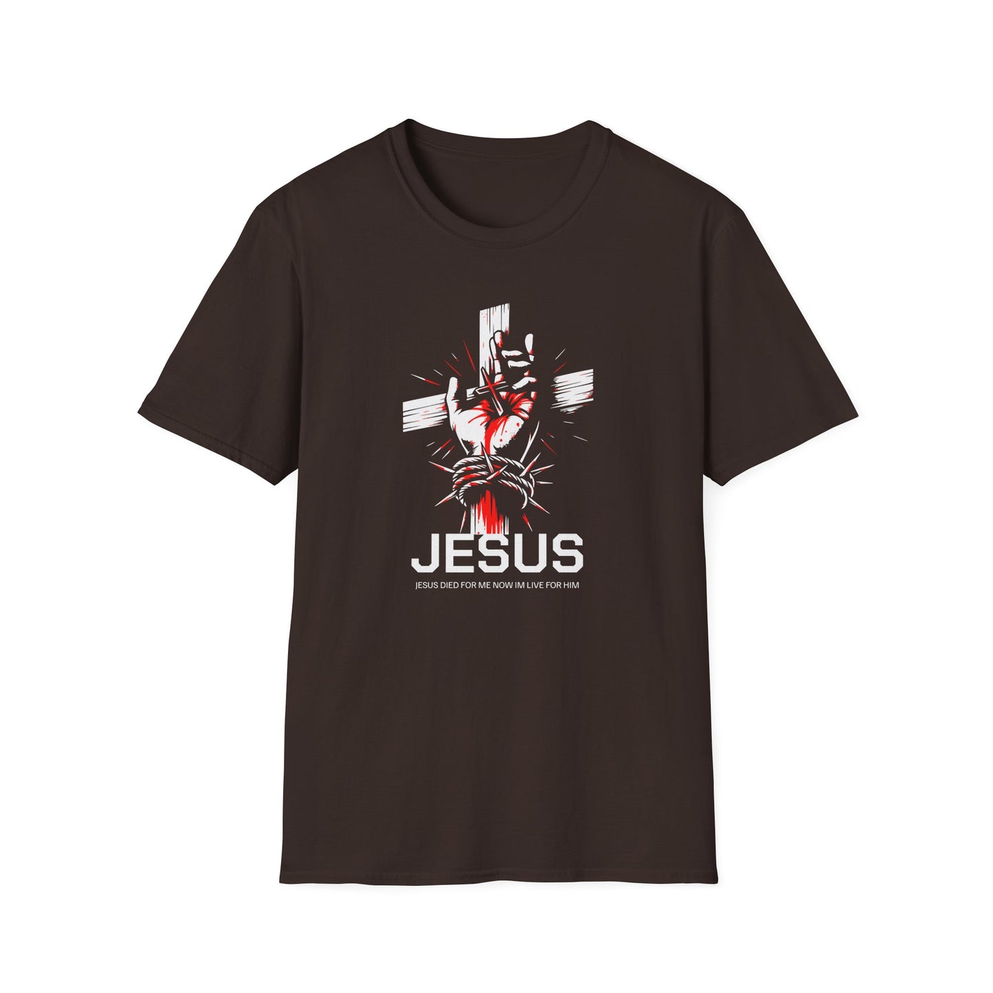 Jesus Cross T-Shirt — Blood and Crown Graphic Christian Tee