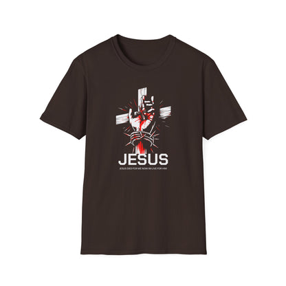 Jesus Cross T-Shirt — Blood and Crown Graphic Christian Tee