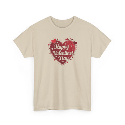 Valentine's Day Heart T-Shirt — "Happy Valentine's Day" Graphic Tee