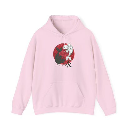 Yin Yang Koi, Unisex Heavy Blend™ Hooded Sweatshirt
