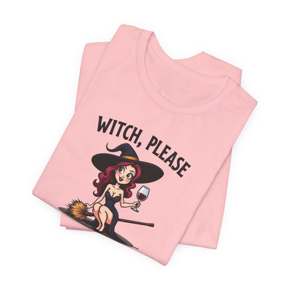 Witch, Please Tee — Cute Pinup Witch Graphic T‑Shirt ("I’ve Got Spells For That")