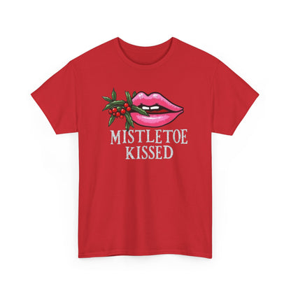 Mistletoe Kissed, Unisex Heavy Cotton Tee