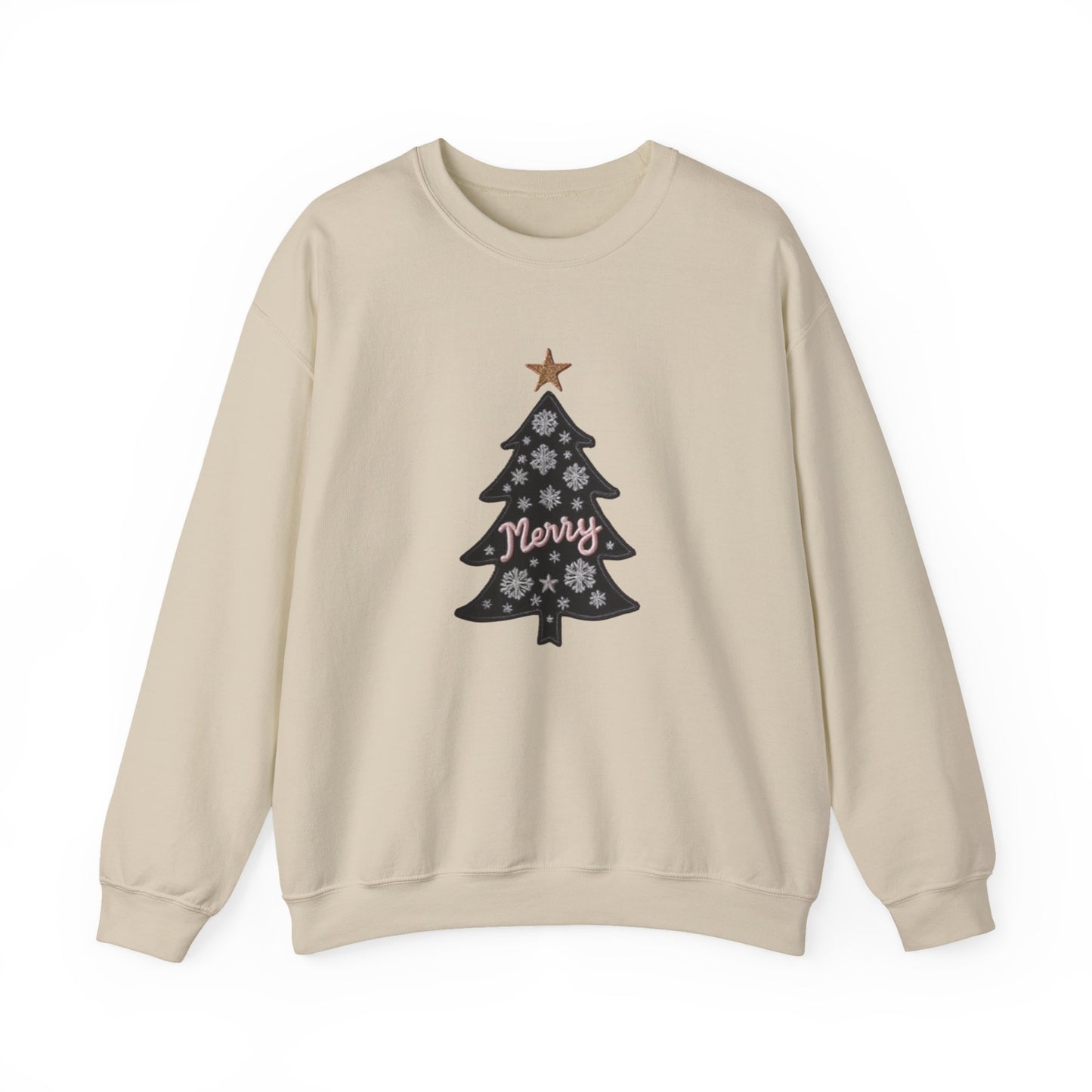Merry Tree, Christmas sweatshirt, Unisex Heavy Blend™ Crewneck Sweatshirt