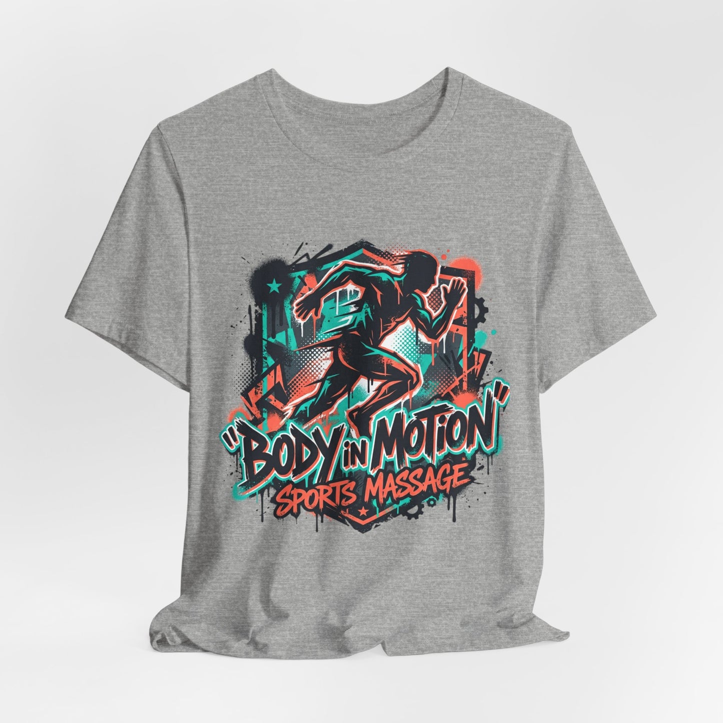 Sports Massage T-Shirt — Athletic Runner Graphic Tee