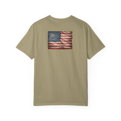 We the People/flag,  Unisex Garment-Dyed T-shirt - Psychonaut Swag