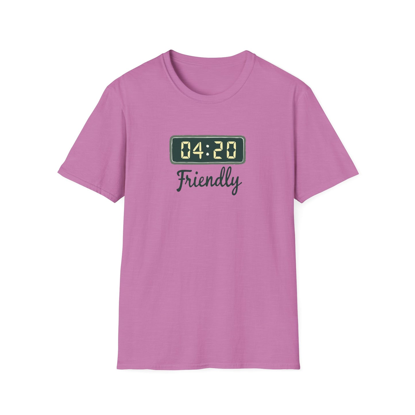 Friendly 4:20 Unisex T-Shirt | Marijuana Enthusiast Tee, Cannabis Gift, 420 Apparel, Stoner Friends Outfit, Chill Vibe Clothing
