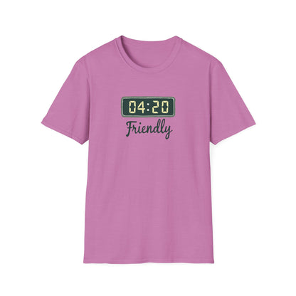 Friendly 4:20 Unisex T-Shirt | Marijuana Enthusiast Tee, Cannabis Gift, 420 Apparel, Stoner Friends Outfit, Chill Vibe Clothing