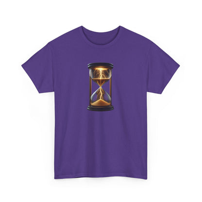 Static Time, Unisex Heavy Cotton Tee - Psychonaut Swag