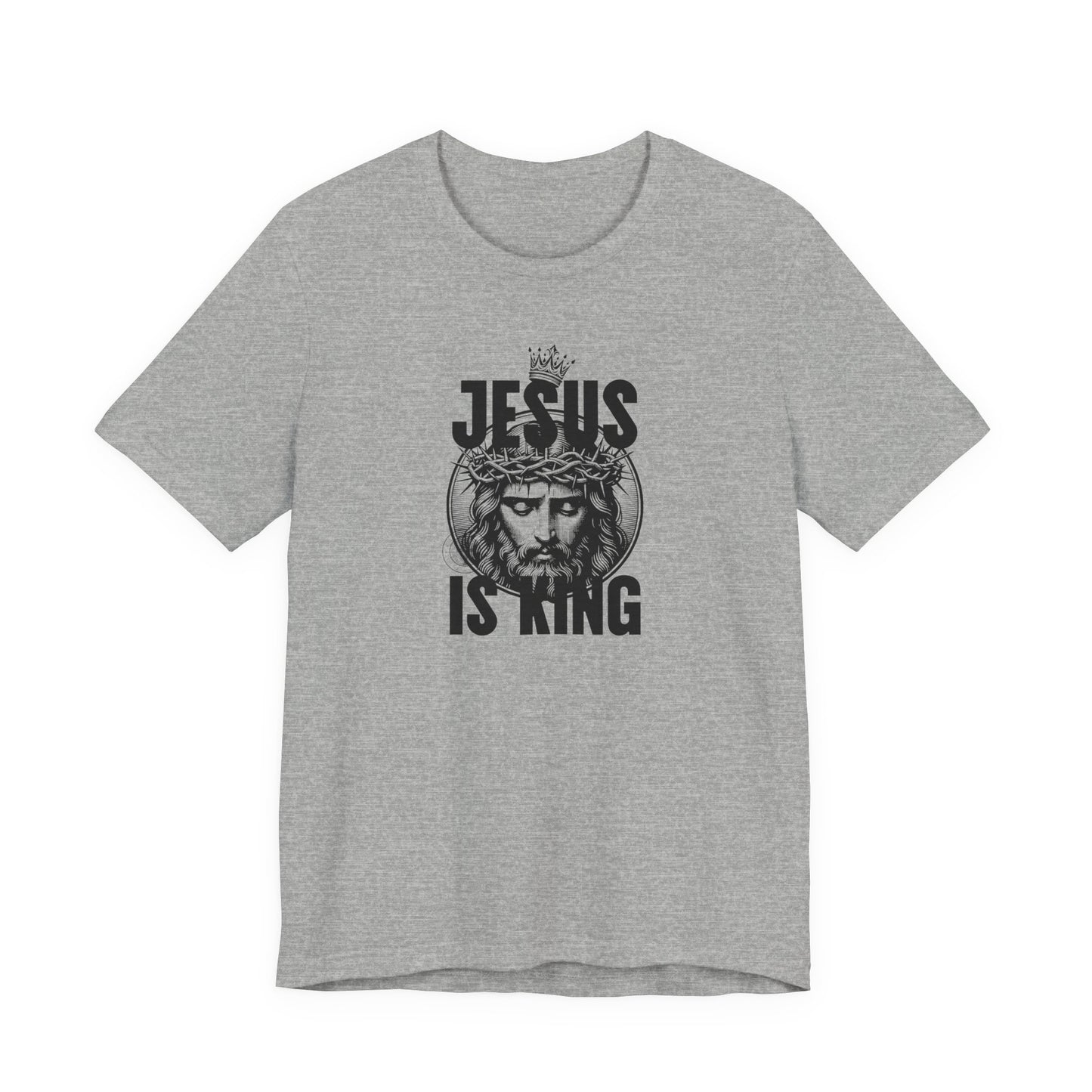 Jesus Is King T-Shirt — Crown of Thorns Christian Tee