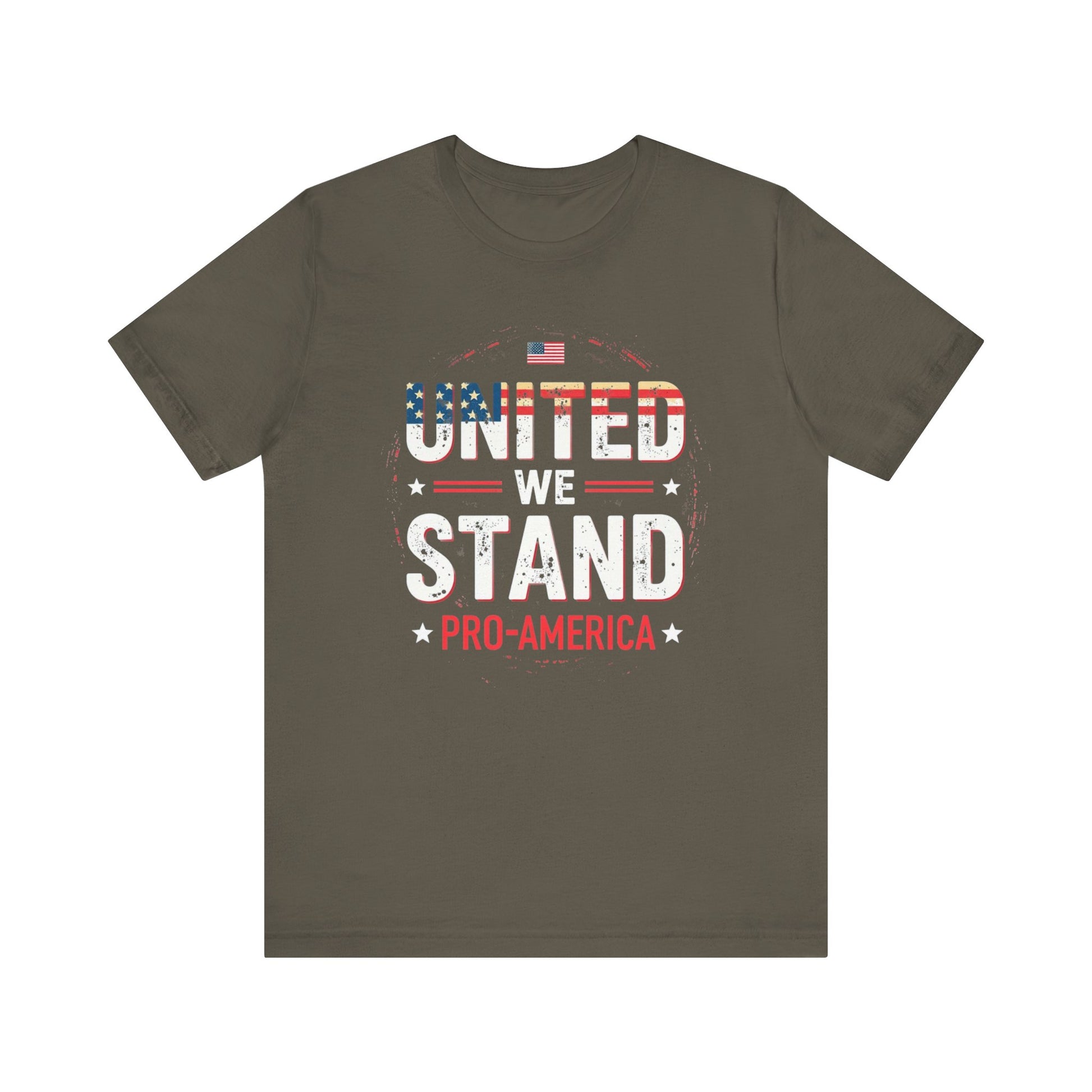 United We Stand Pro-America Unisex Tee - Casual Patriotic Shirt - Psychonaut Swag