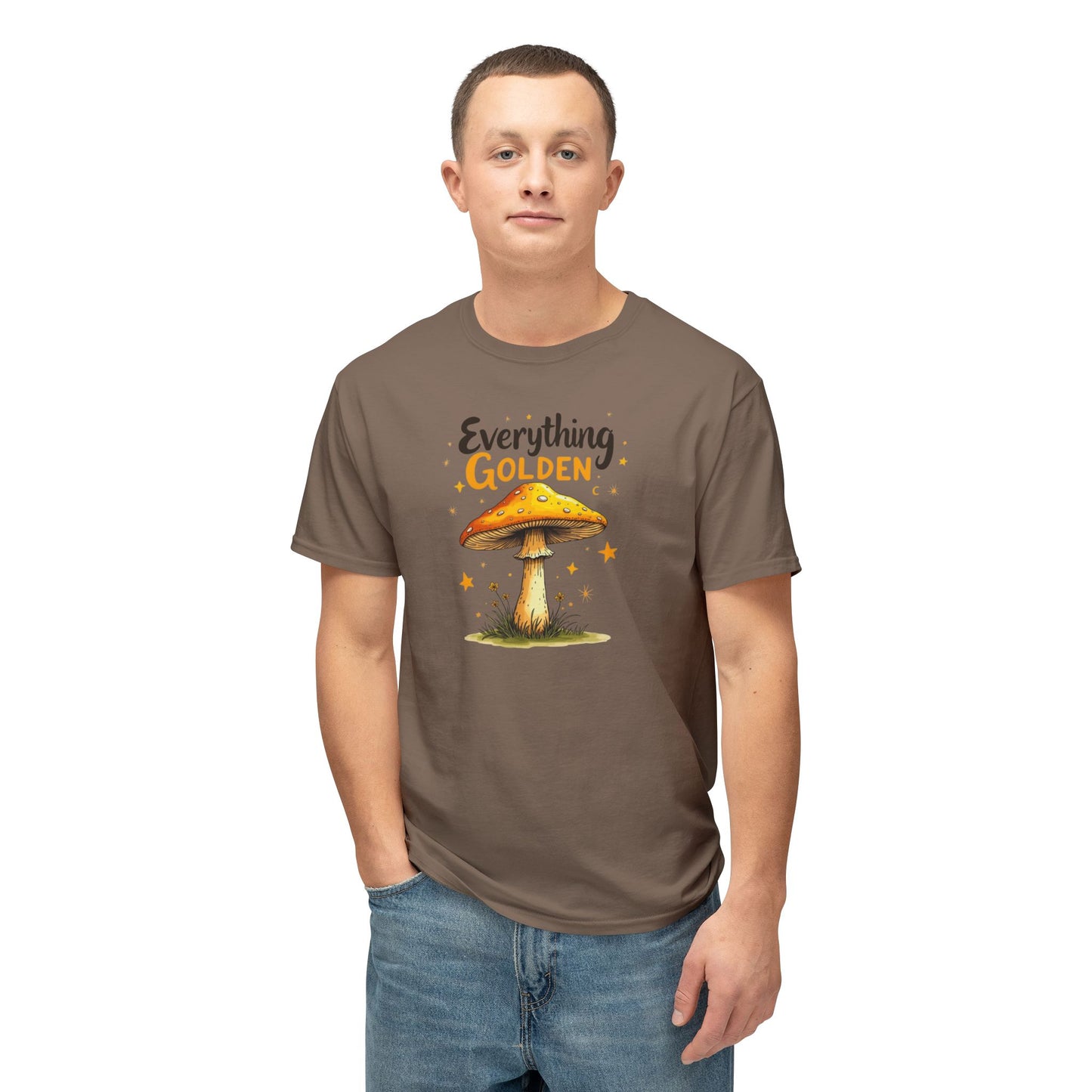 Golden Mushroom T-Shirt — Everything Golden Tee