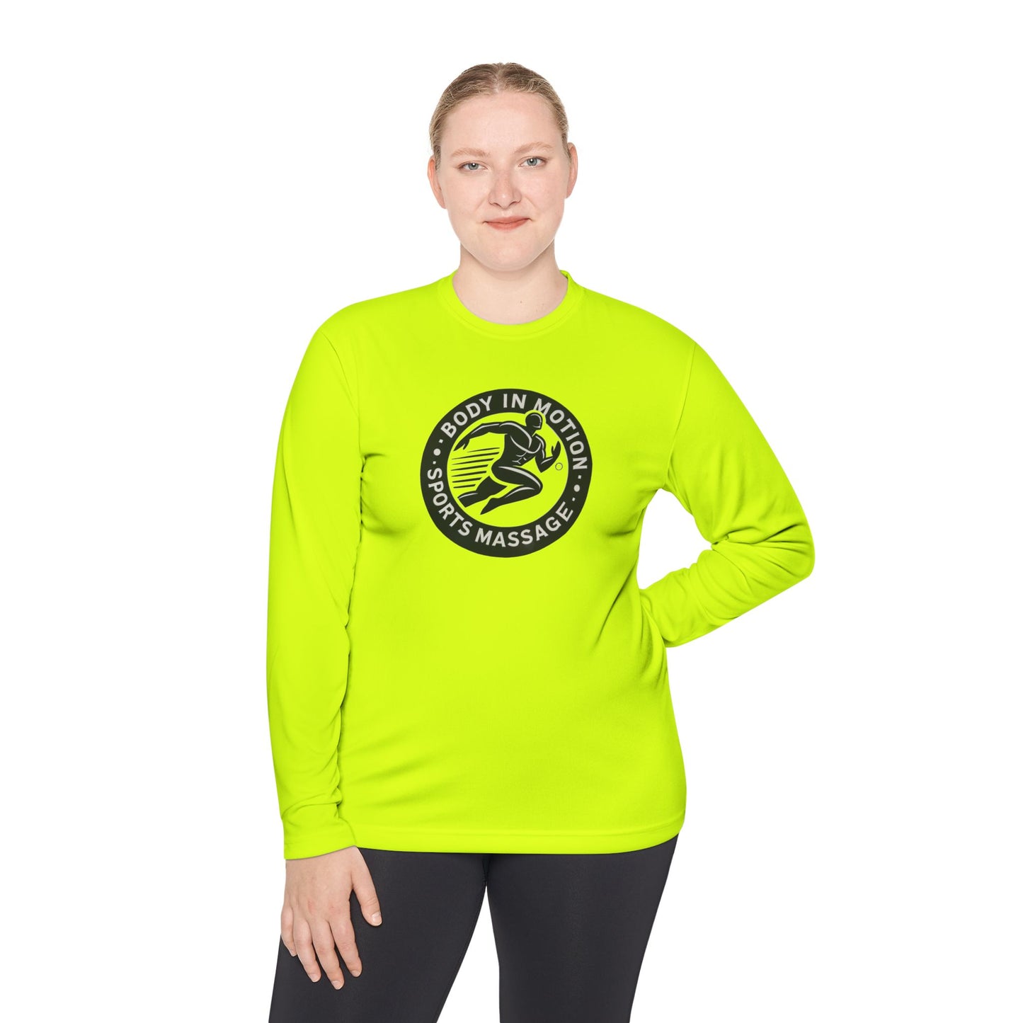 Sports Massage Long Sleeve Tee — "Body in Motion" Athletic Therapy Shirt