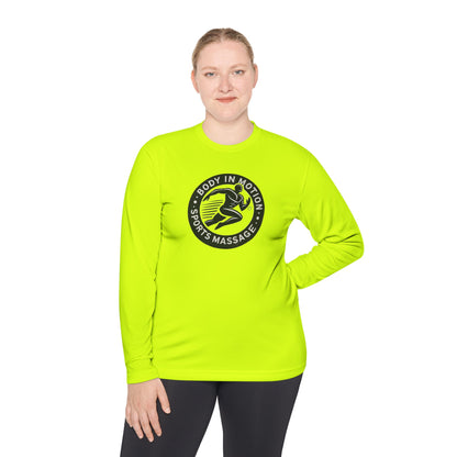 Sports Massage Long Sleeve Tee — "Body in Motion" Athletic Therapy Shirt