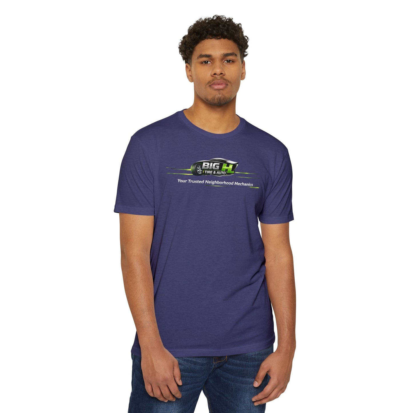 Mechanic Big H, Unisex CVC Jersey T-shirt