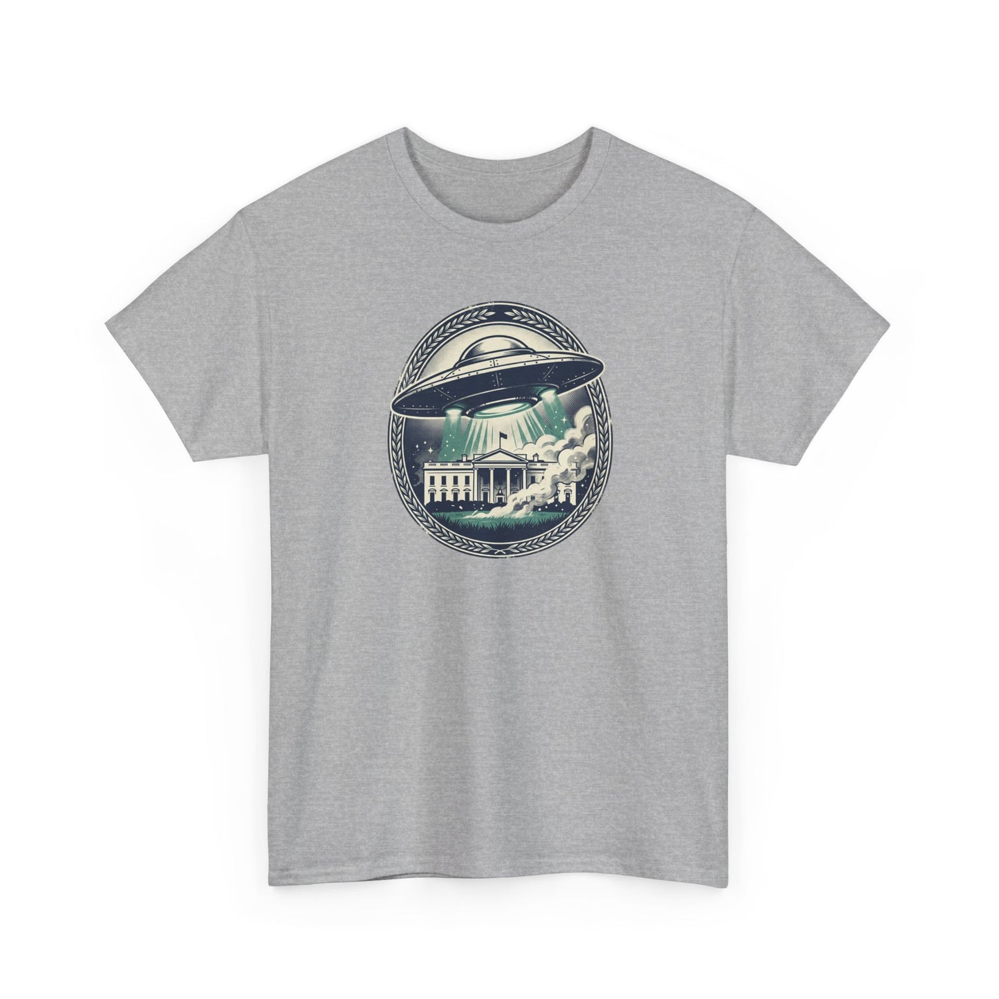 Alien Disclosure T-Shirt — Flying Saucer Over White House
