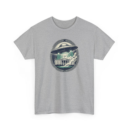 Alien Disclosure T-Shirt — Flying Saucer Over White House