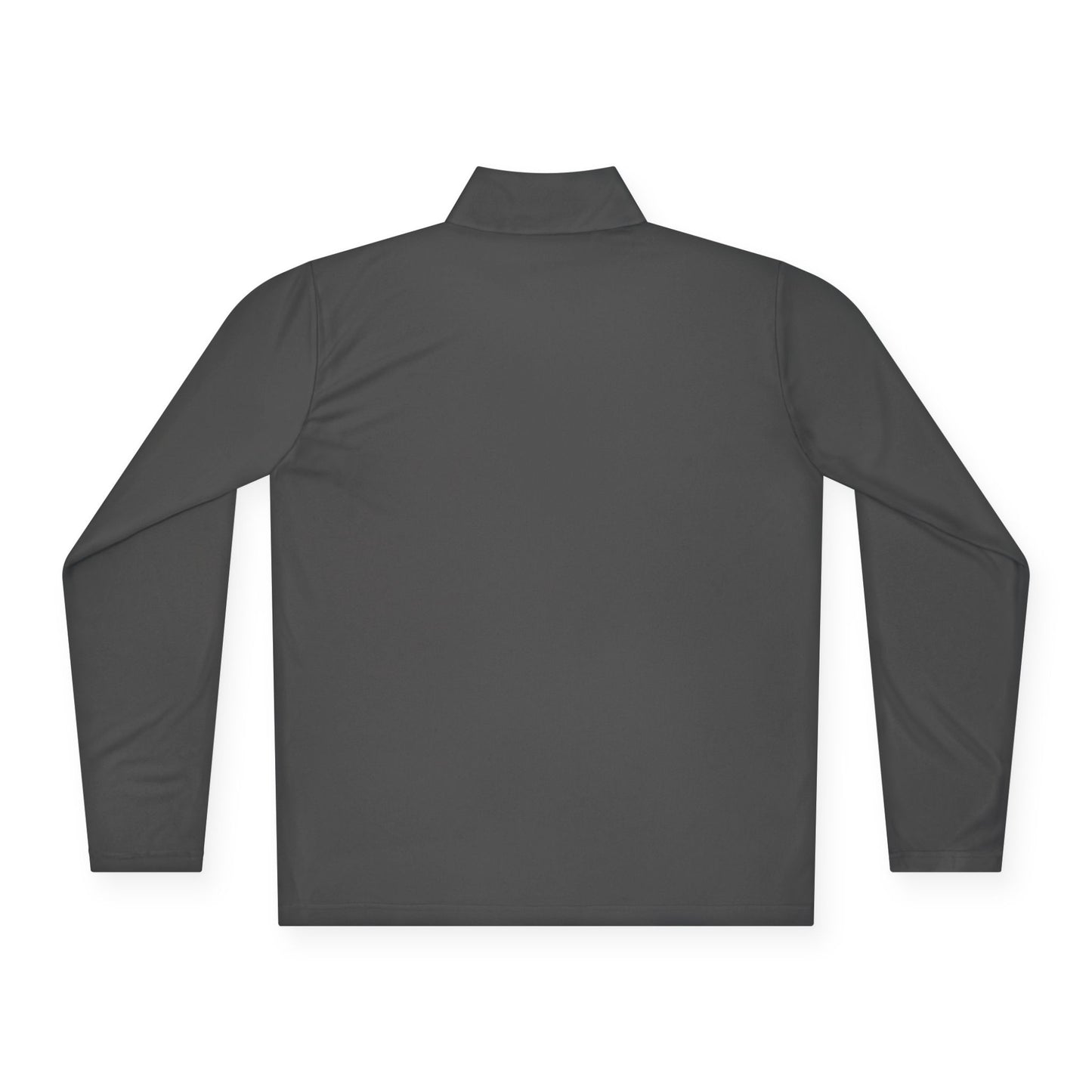 Sports Massage, Quarter-Zip Pullover — Vintage Fishing Badge Logo