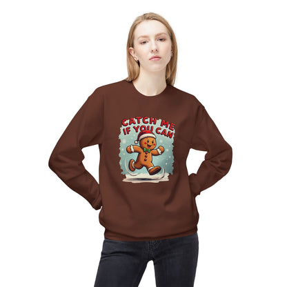 Gingerbread 'Catch Me If You Can' Crewneck Sweatshirt