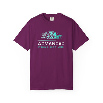 Advanced Mobile, Garment Dyed, T-Shirt, Unisex Graphic Tee, Casual Streetwear, Perfect Gift for Car Lovers, Vintage Style Merch, Everyday Wear