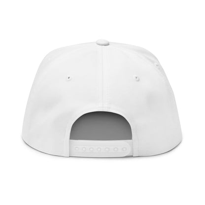 Sports Massage, Embroidered Flat Bill Cap — 'Body in Motion Sports Massage' Logo Snapback