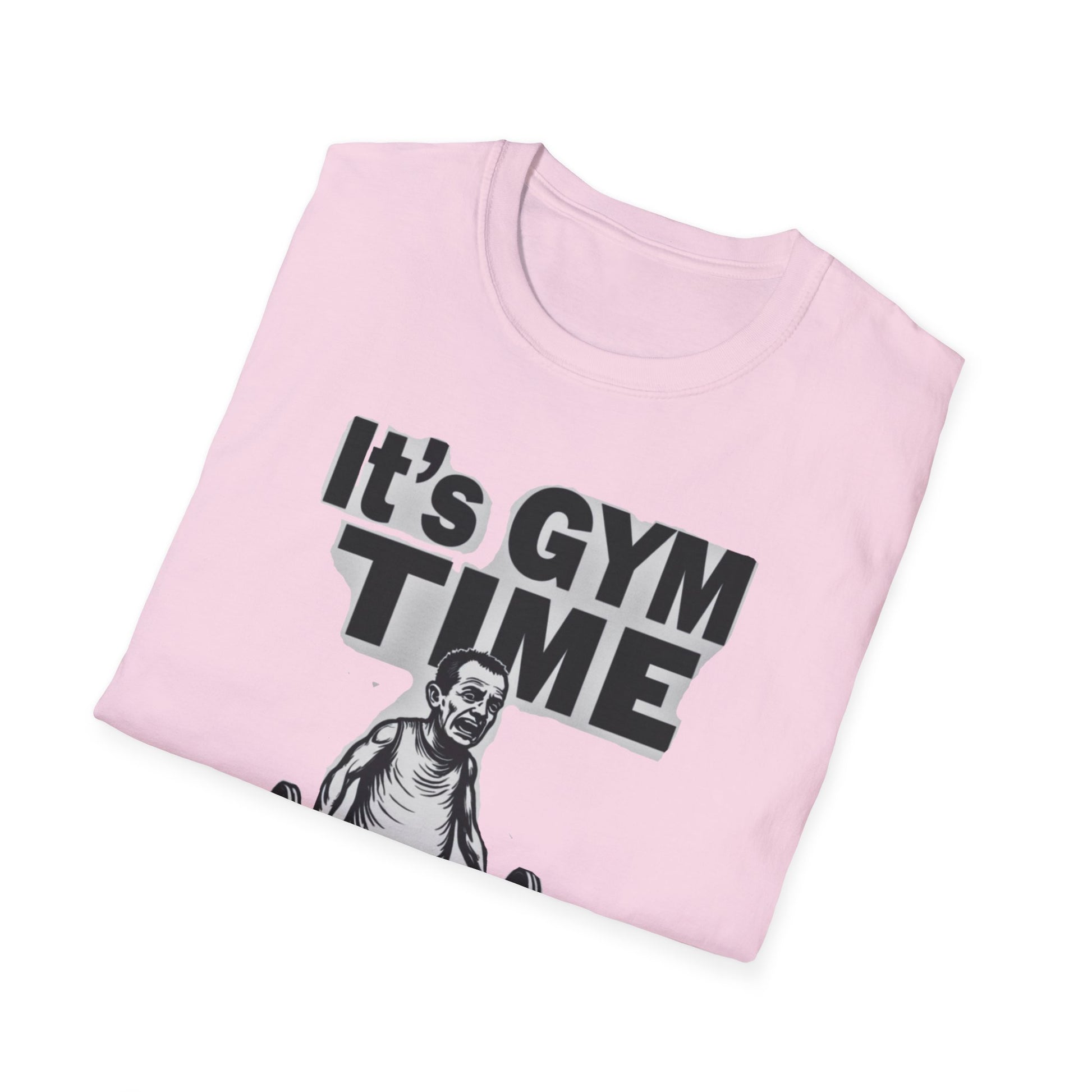 It's Gym Time T-Shirt, Motivational Workout Shirt, Fitness Apparel, Gift for Gym Lovers, Casual Sport Tee - Psychonaut Swag