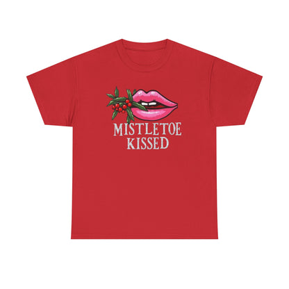 Mistletoe Kissed, Unisex Heavy Cotton Tee
