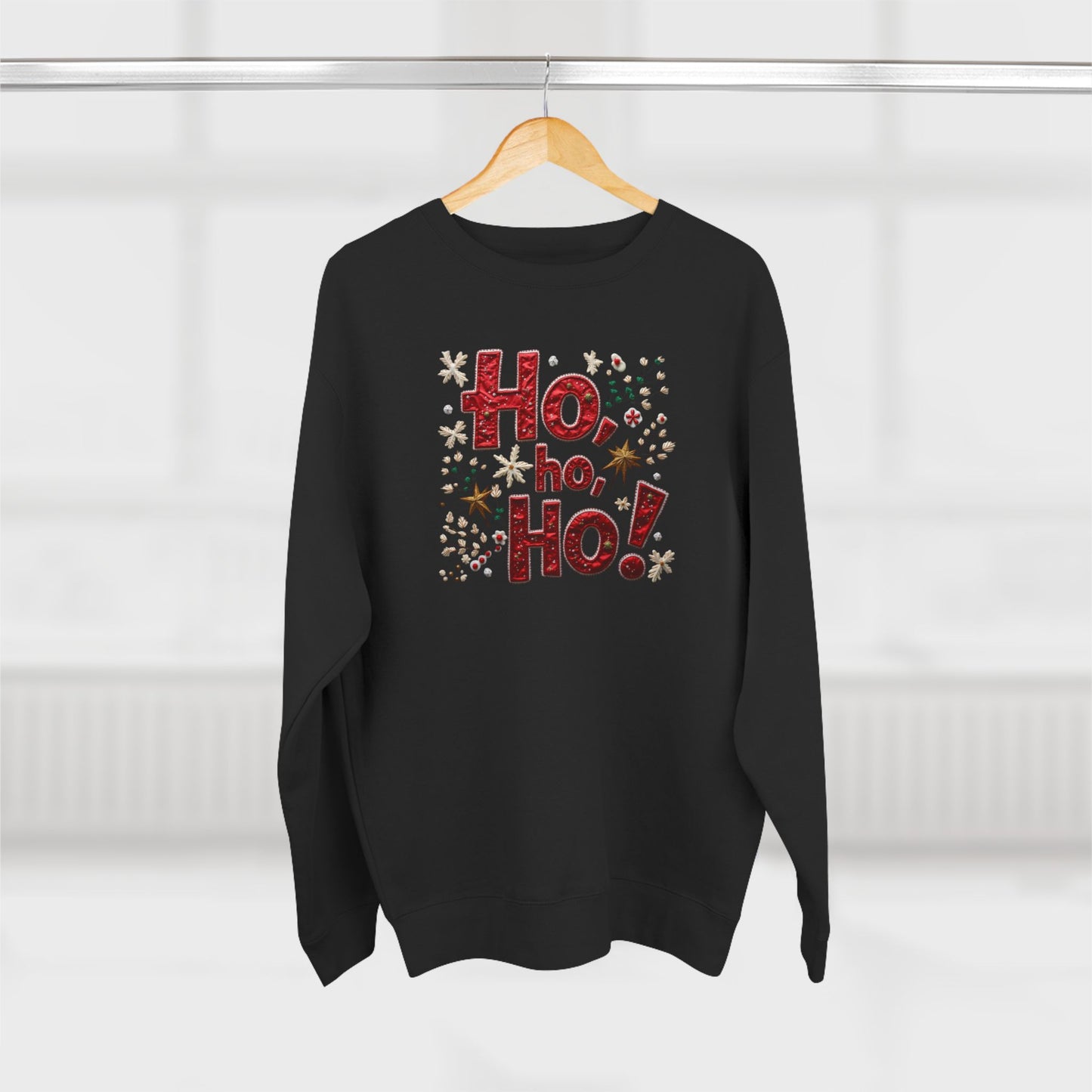 Ho Ho Ho! Christmas Crewneck Sweatshirt – Festive Holiday Sweater