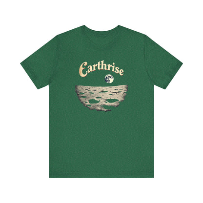 Earthrise Unisex Tee | Vintage Style Graphic Shirt, Eco-Friendly Apparel, Gift for Nature Lovers, Casual Wear, Astronomy Gift