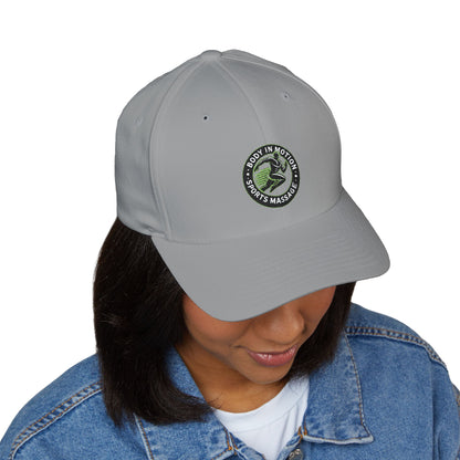 Sports Massage, Closed-Back Structured Cap (Embroidery)