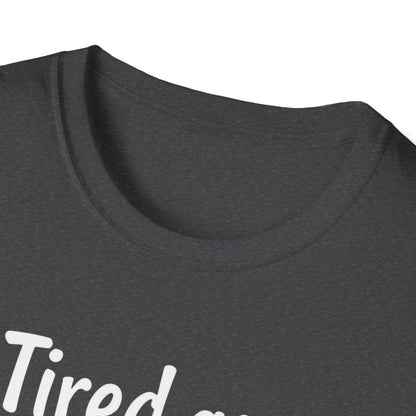 Tired as a Mother T-Shirt, Funny Mom Tee, Gift for Mothers Day, Unisex Tee, Coffee Lover Shirt, Relaxed Fit T-Shirt - Psychonaut Swag