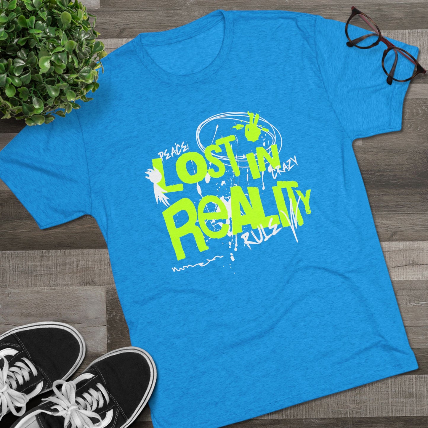 Lost in Reality, Unisex Tri-Blend Crew Tee