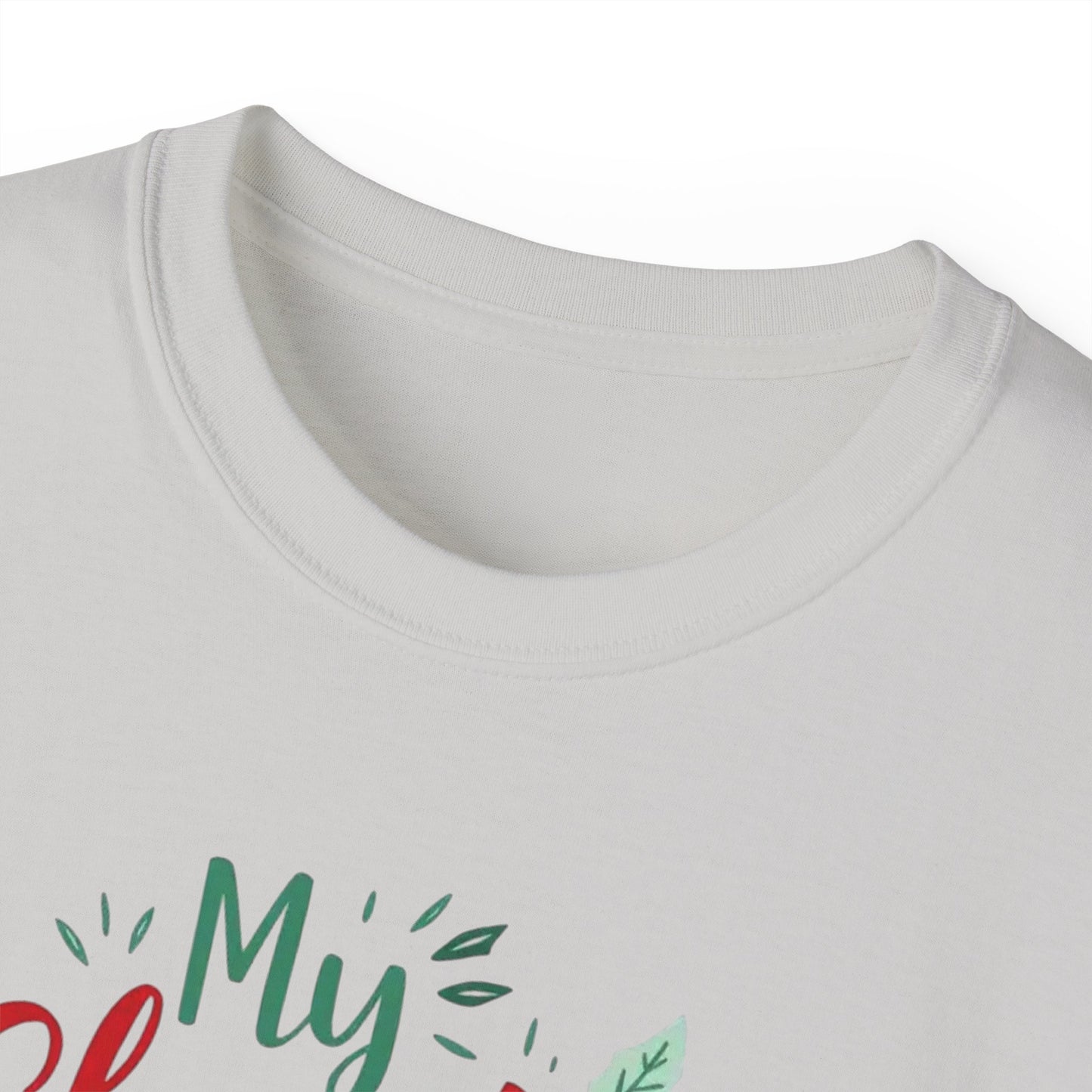 Christmas Coffee Tee - "My Christmas Spirit Needs Coffee" Holiday T-Shirt