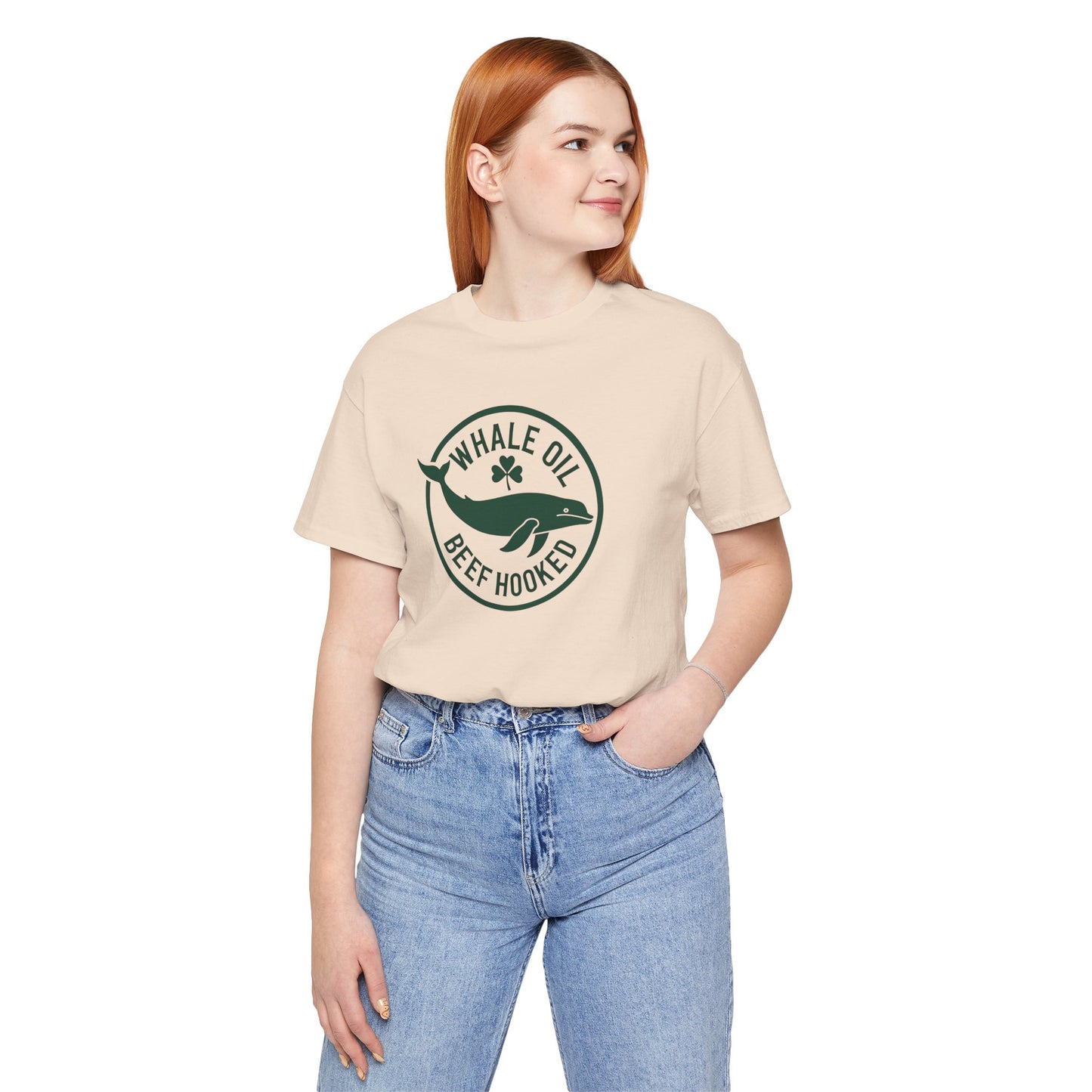 St. Patrick's Day 'Whale Oil Beef Hooked' T-Shirt — Funny Irish Drinking Tee