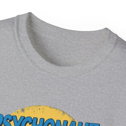 Psychonaut Evolution of Man Sunset, Unisex Tee, Retro Graphic T-Shirt, Music Festival Attire, Gift for Gamers, Casual Streetwear