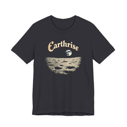 Earthrise Unisex Tee | Vintage Style Graphic Shirt, Eco-Friendly Apparel, Gift for Nature Lovers, Casual Wear, Astronomy Gift