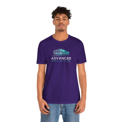 Advanced Mobile Detailing, Super soft style, Unisex Tee, Car Enthusiast Shirt, Automotive Gift, Stylish Car Wash Tee, Perfect for Mechanics, Birthday or Holiday Gift