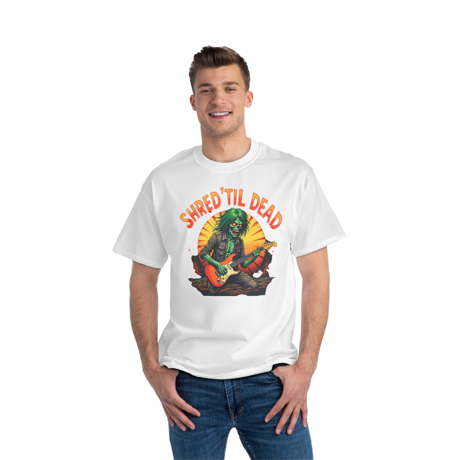 Rockin' Shred'Til Dead T-Shirt | Music Lover Gift, Concert Tee, Graphic Tee, Chill Vibes, Unique Band Merchandise - Psychonaut Swag