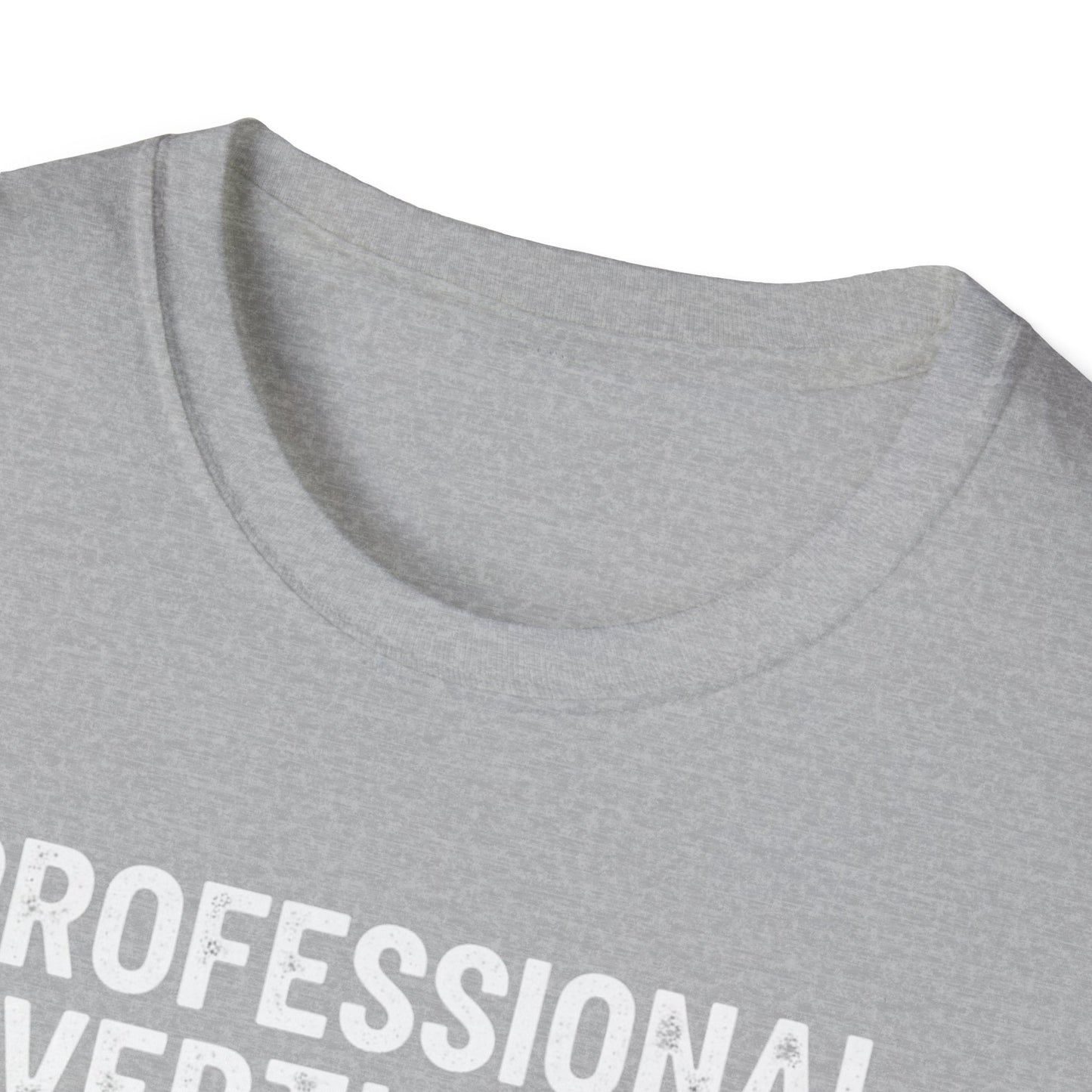 Professional Overthinker T-Shirt — 'Level: Expert' Graphic Tee