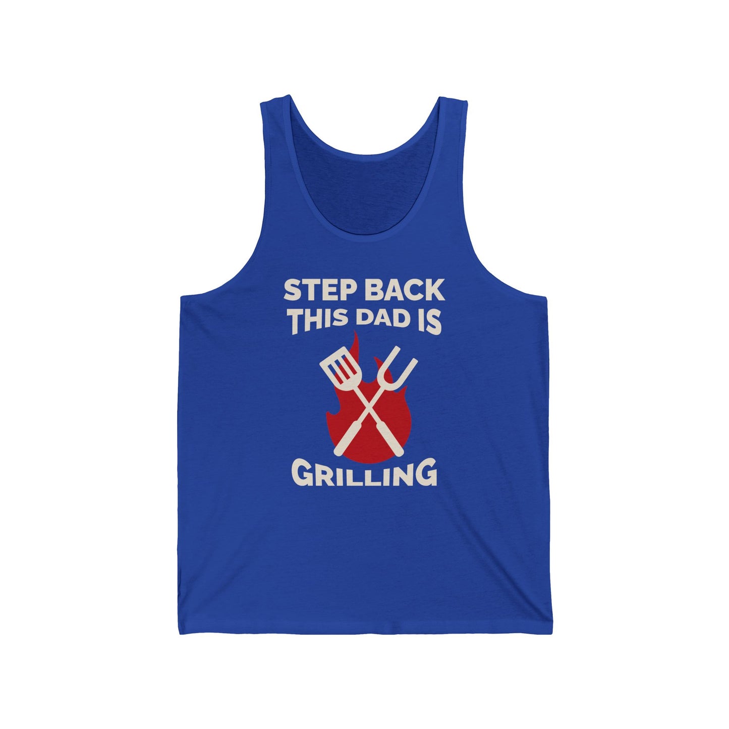 Tank Top - Dad's Best Way to Show Them Guns Grill Out in the Sun - Psychonaut Swag