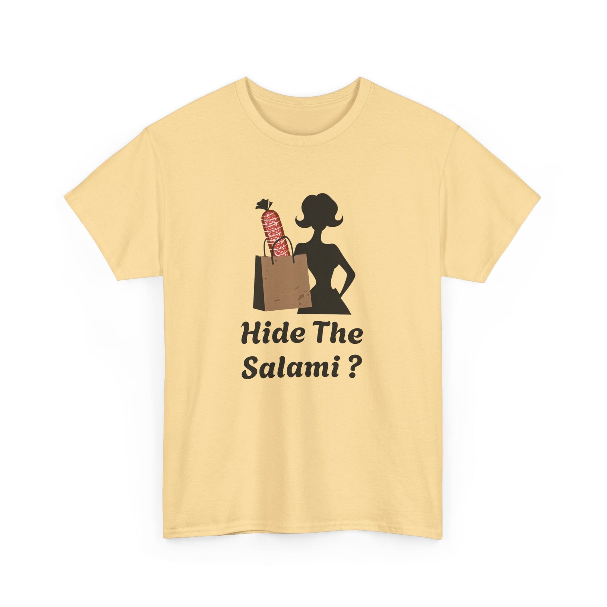 Hide the Salami Tee, Unisex Heavy Cotton Tee - Psychonaut Swag