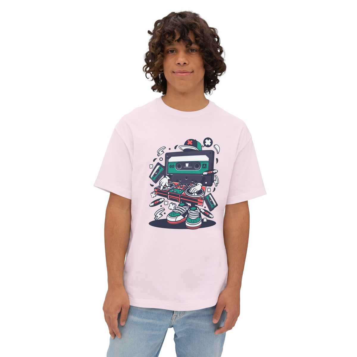 Retro Cassette Robot Tee